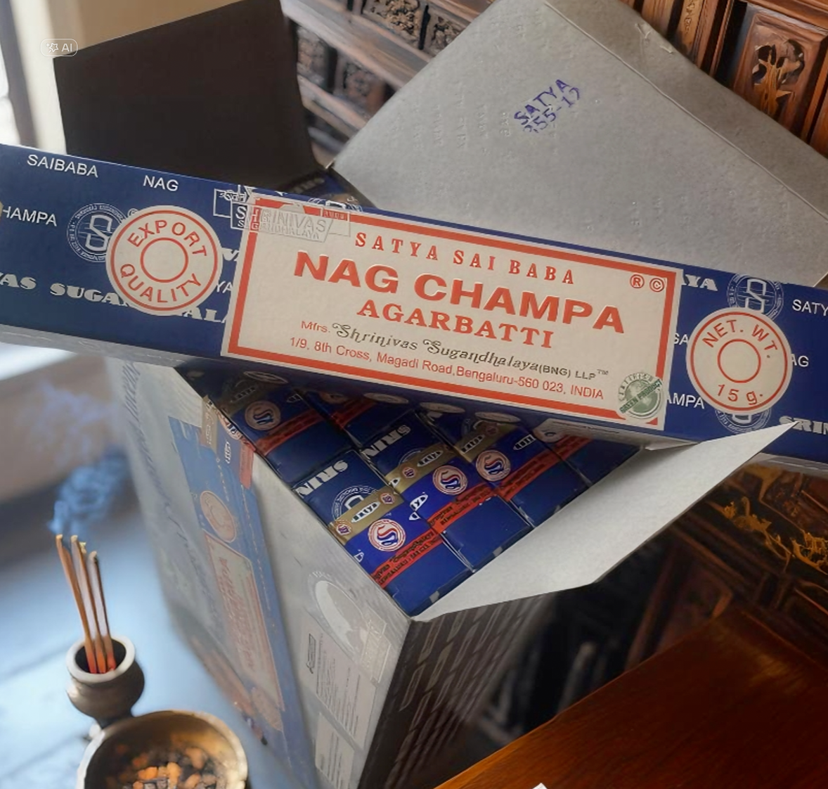 INCIENSO SATYA NAG CHAMPA AGABARTTI