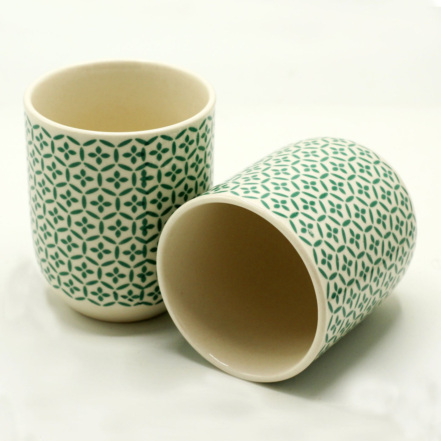 6x Tazas de te - Mosiac verde