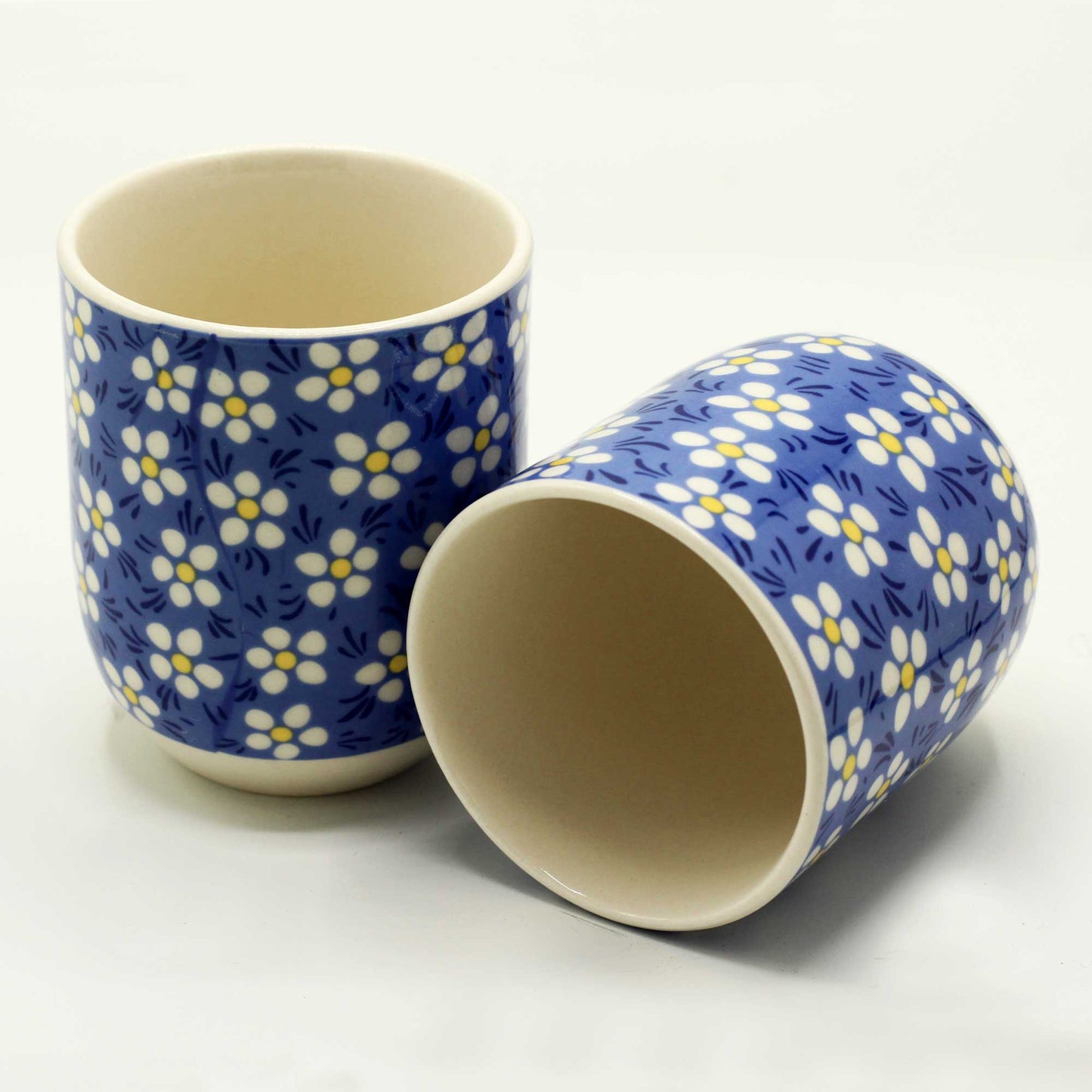 6x Tazas de te - Azul Margarita
