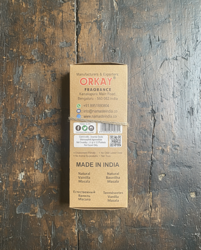 INCIENSO NAMASTE INDIA VAINILLA