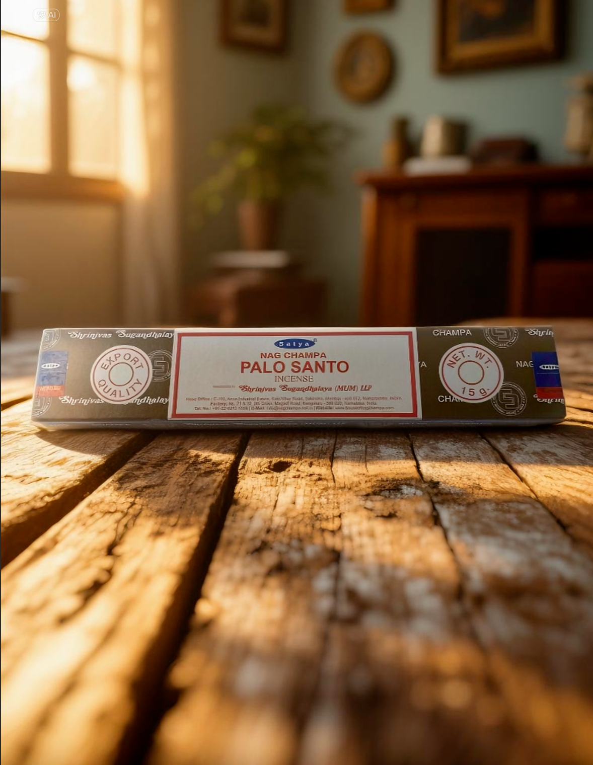 INCIENSO NSATYA NAG CHAMPA PALO SANTO