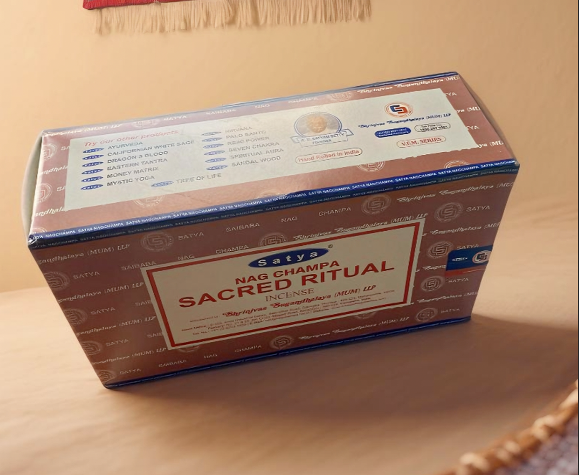 INCIENSO SATYA NAG CHAMPA SACRED RITUAL