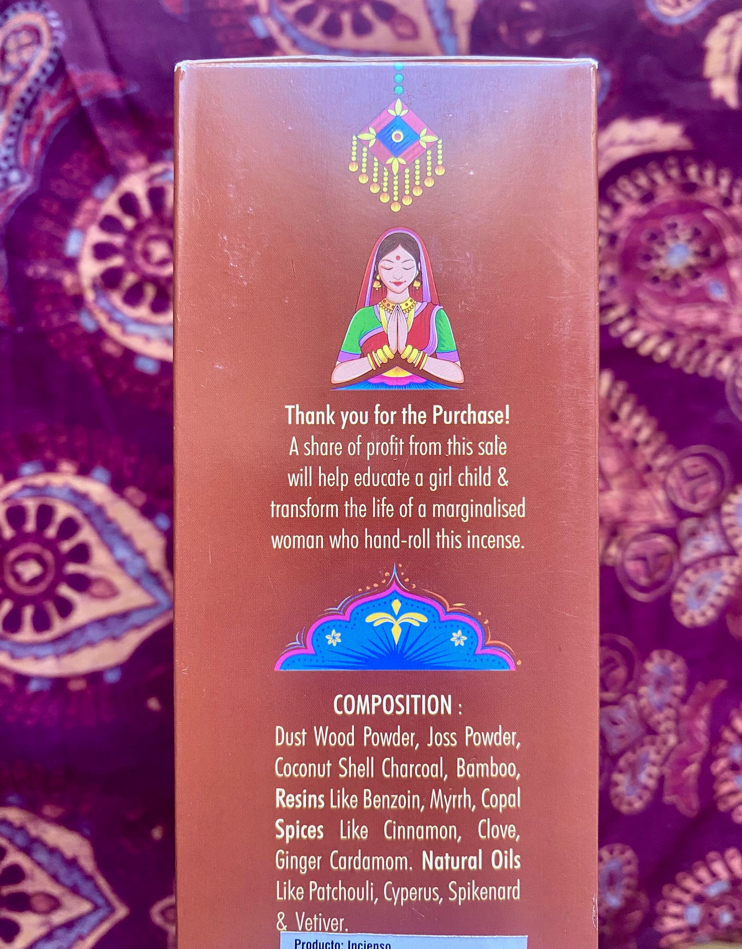 INCIENSO SREE VANI CINNAMON