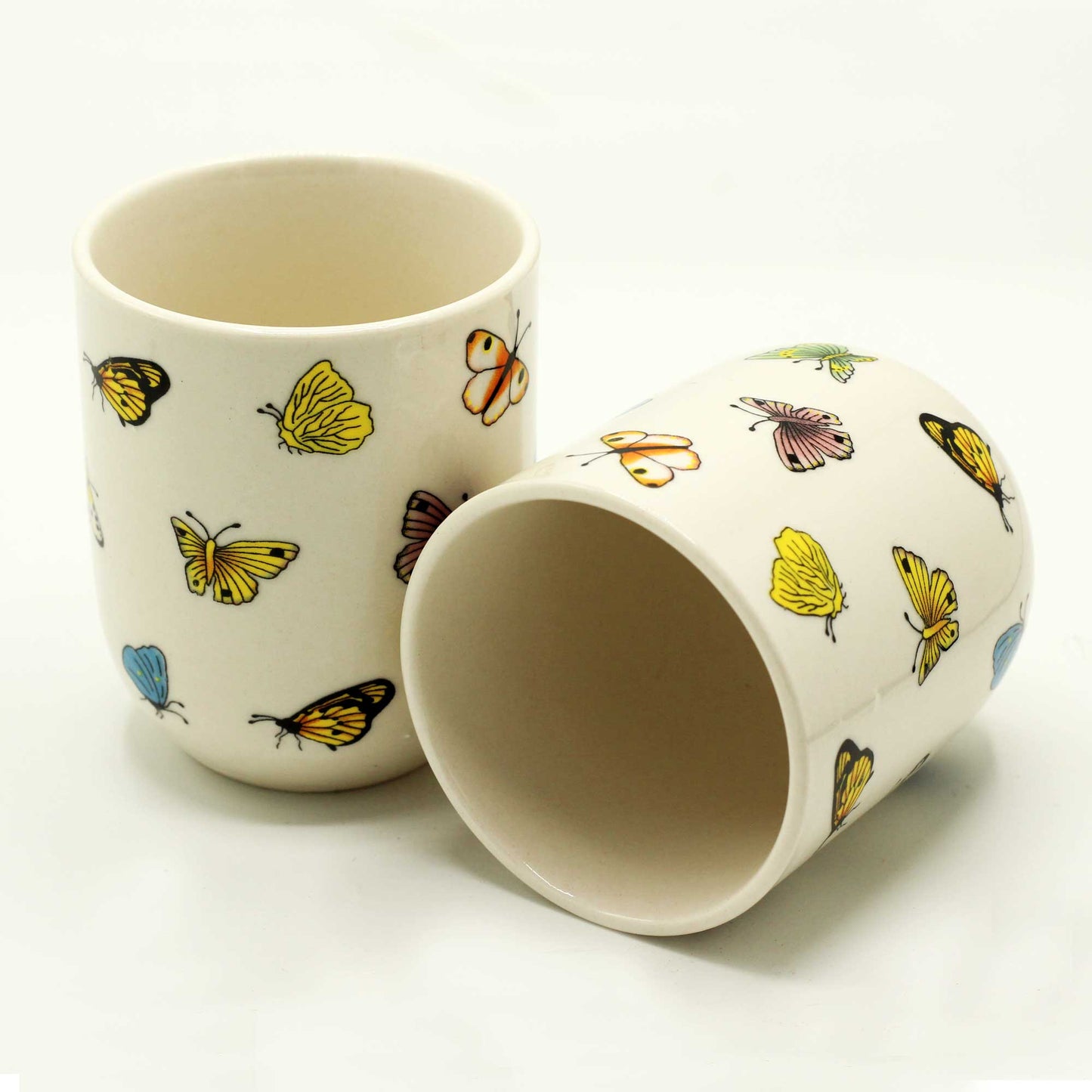 6x Tazas de te - Mariposa